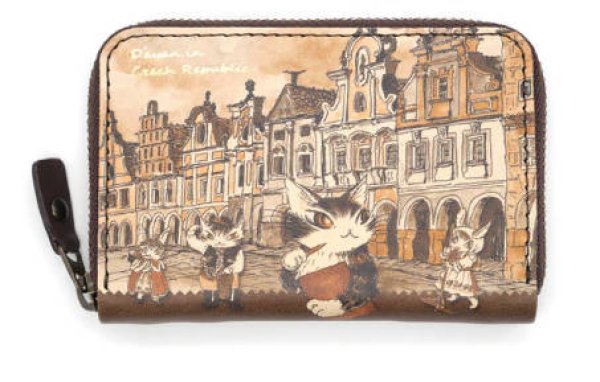 画像1: チェコラージュカード小銭 (1)