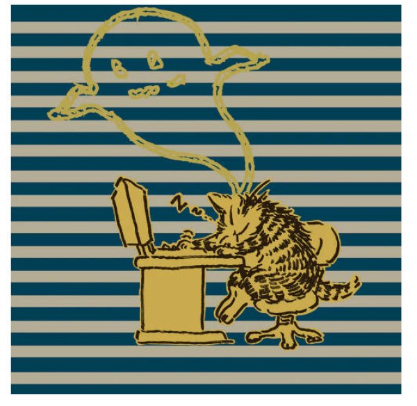 画像1: ＢＤワイド長袖ＣＳ　Ｆ　パソ猫　Ｂ系 (1)